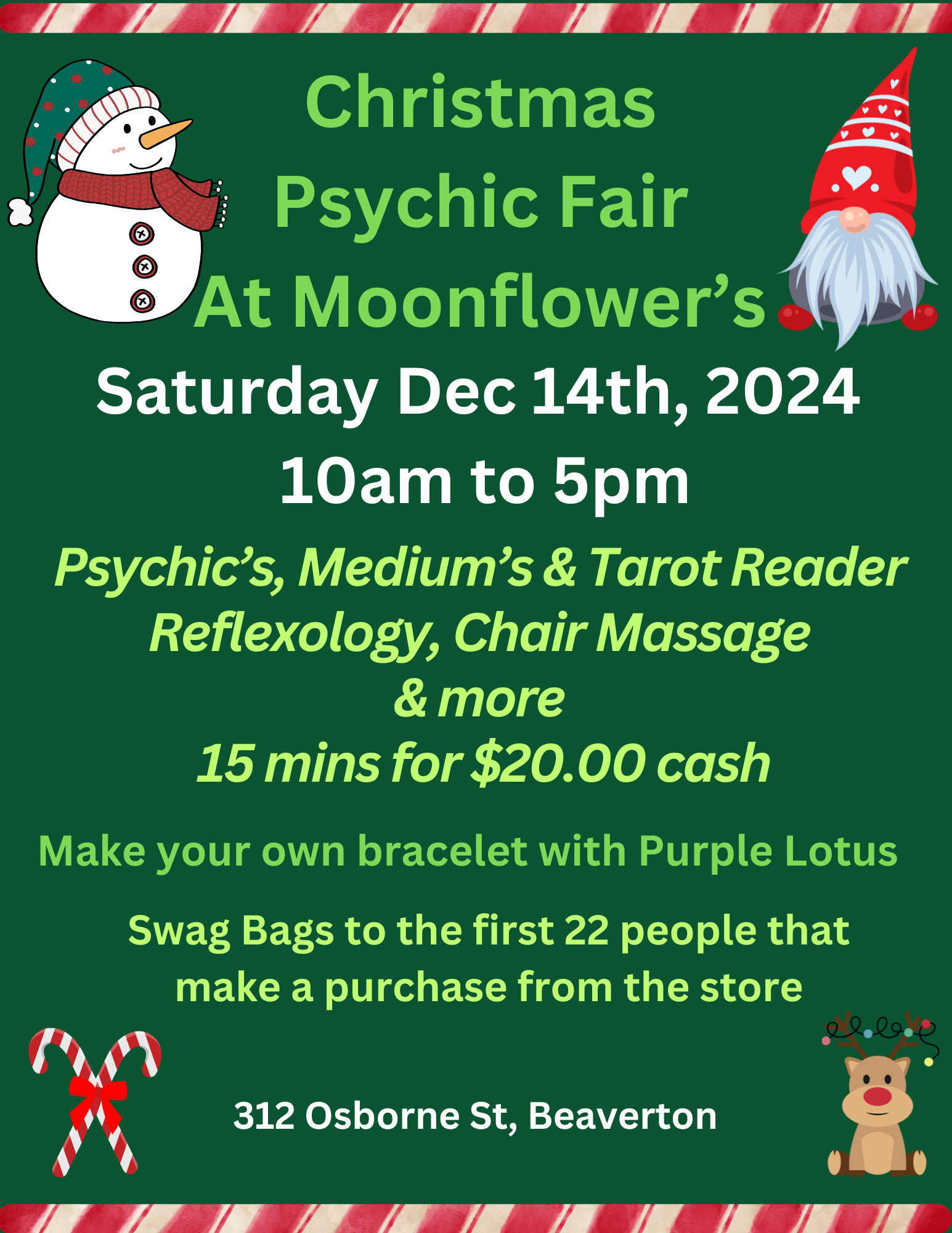 Dec 14th Psychic Fair