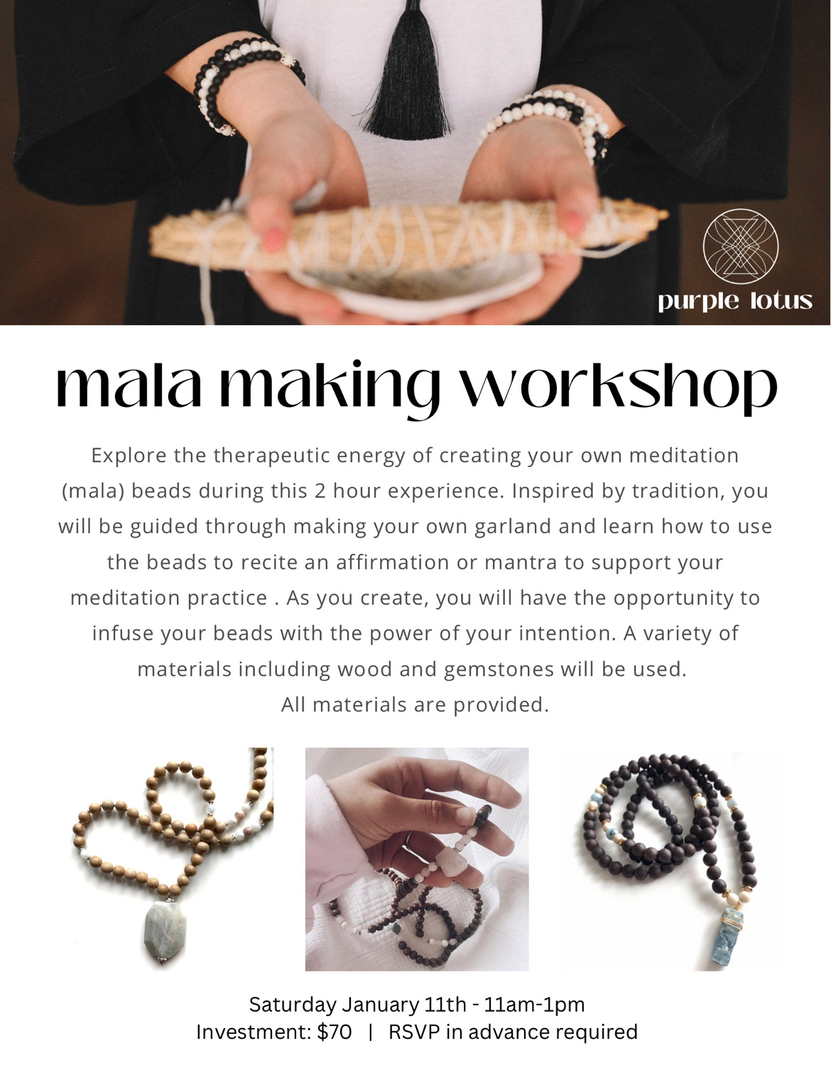 Mala Making Workshop