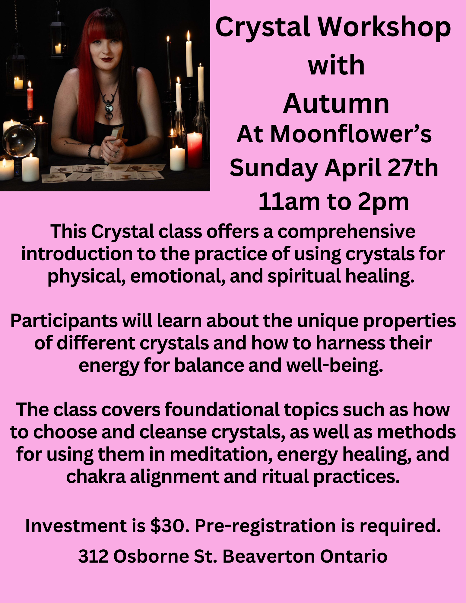 Crystal Workshop April 27, 2025
