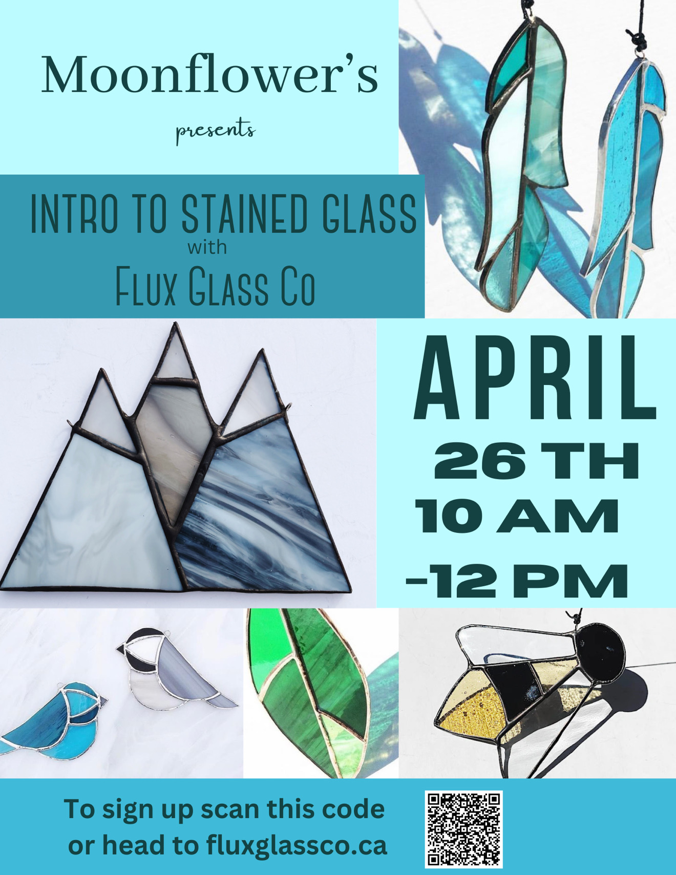 Stained Glass Workshop April 26th, 2025