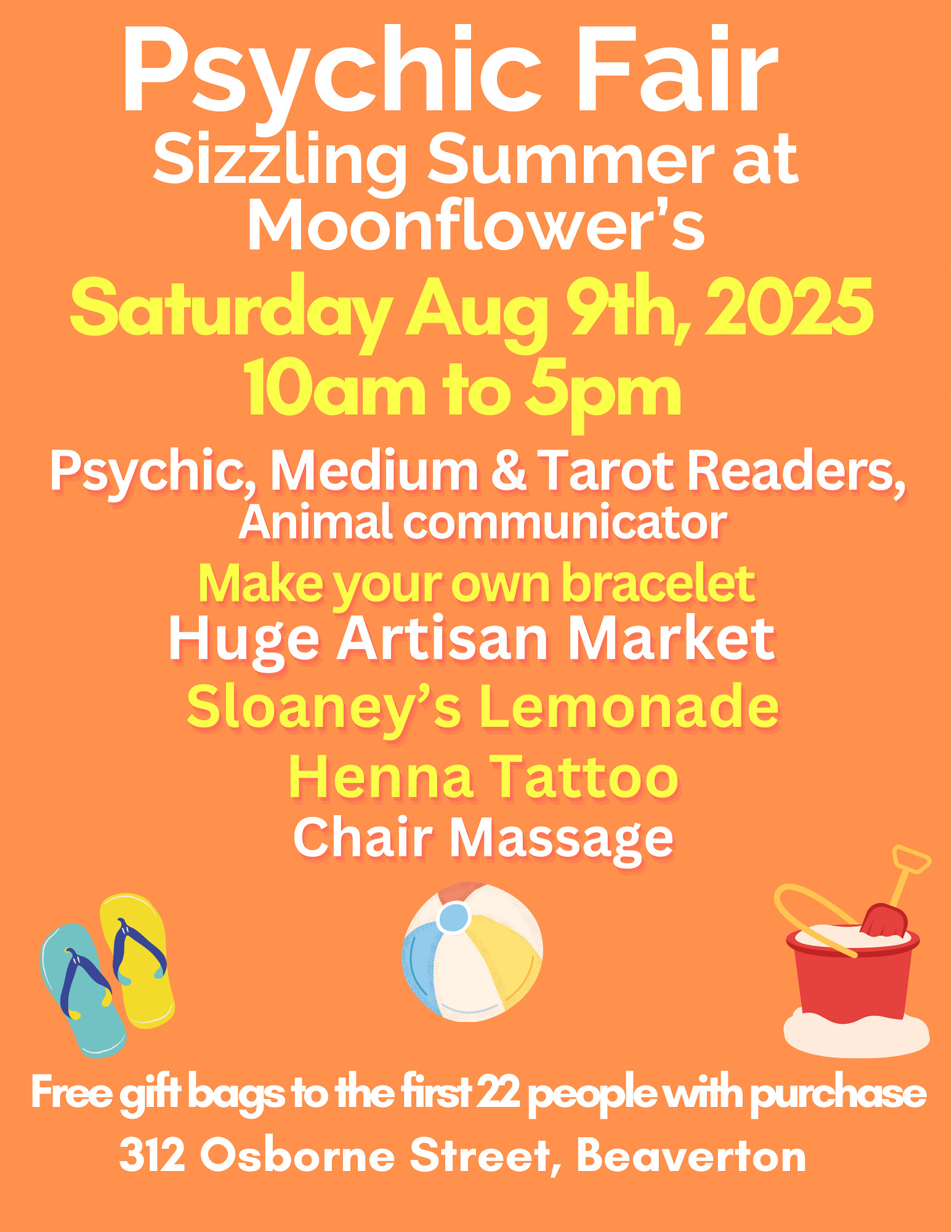 Psychic Fair Aug 9th 2025