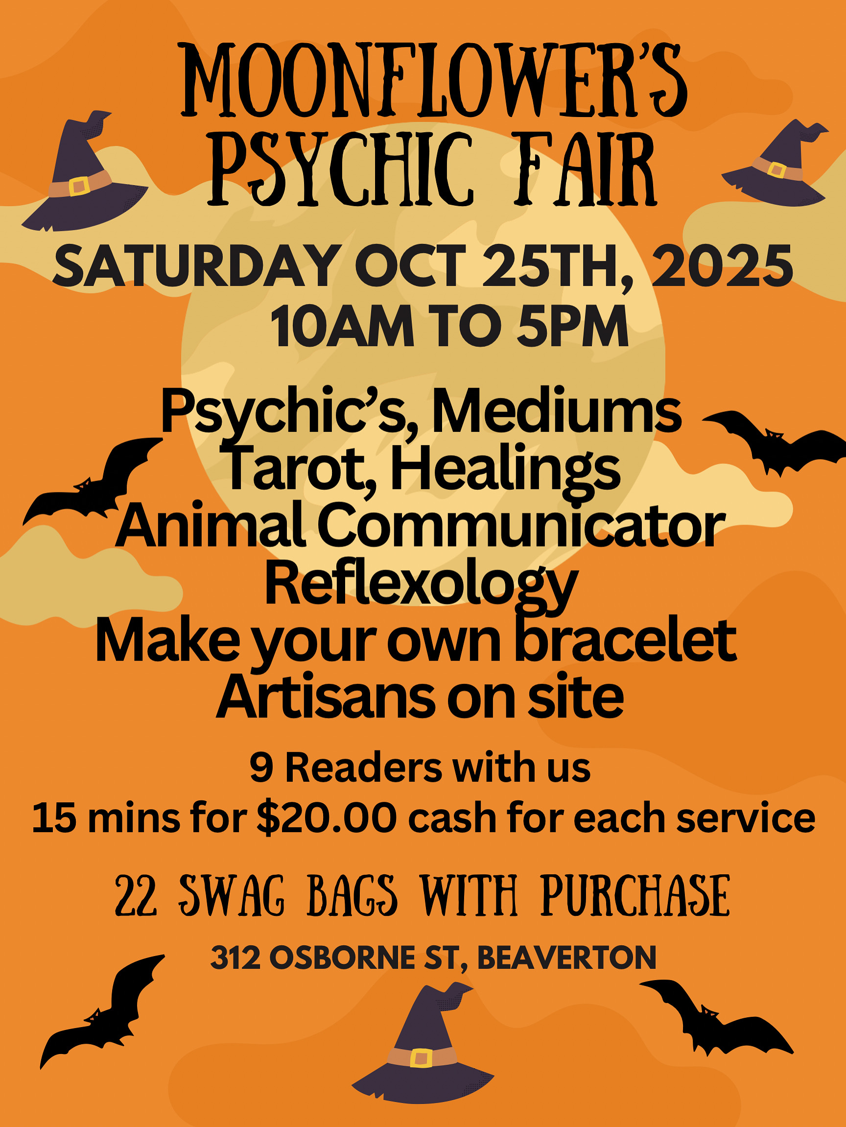 Psychic Fair Oct 25th, 2025