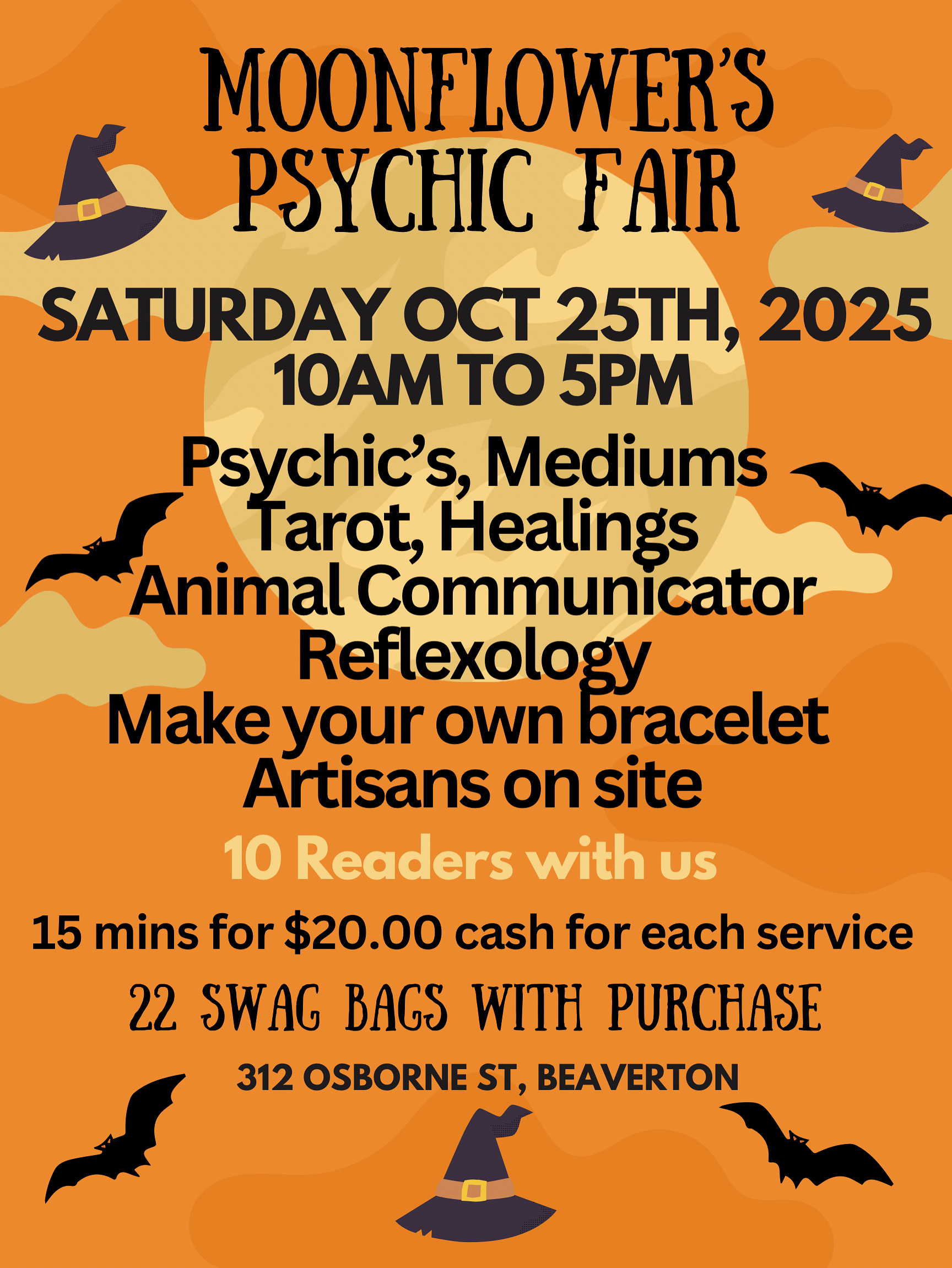 Psychic Fair Oct 25th, 2025