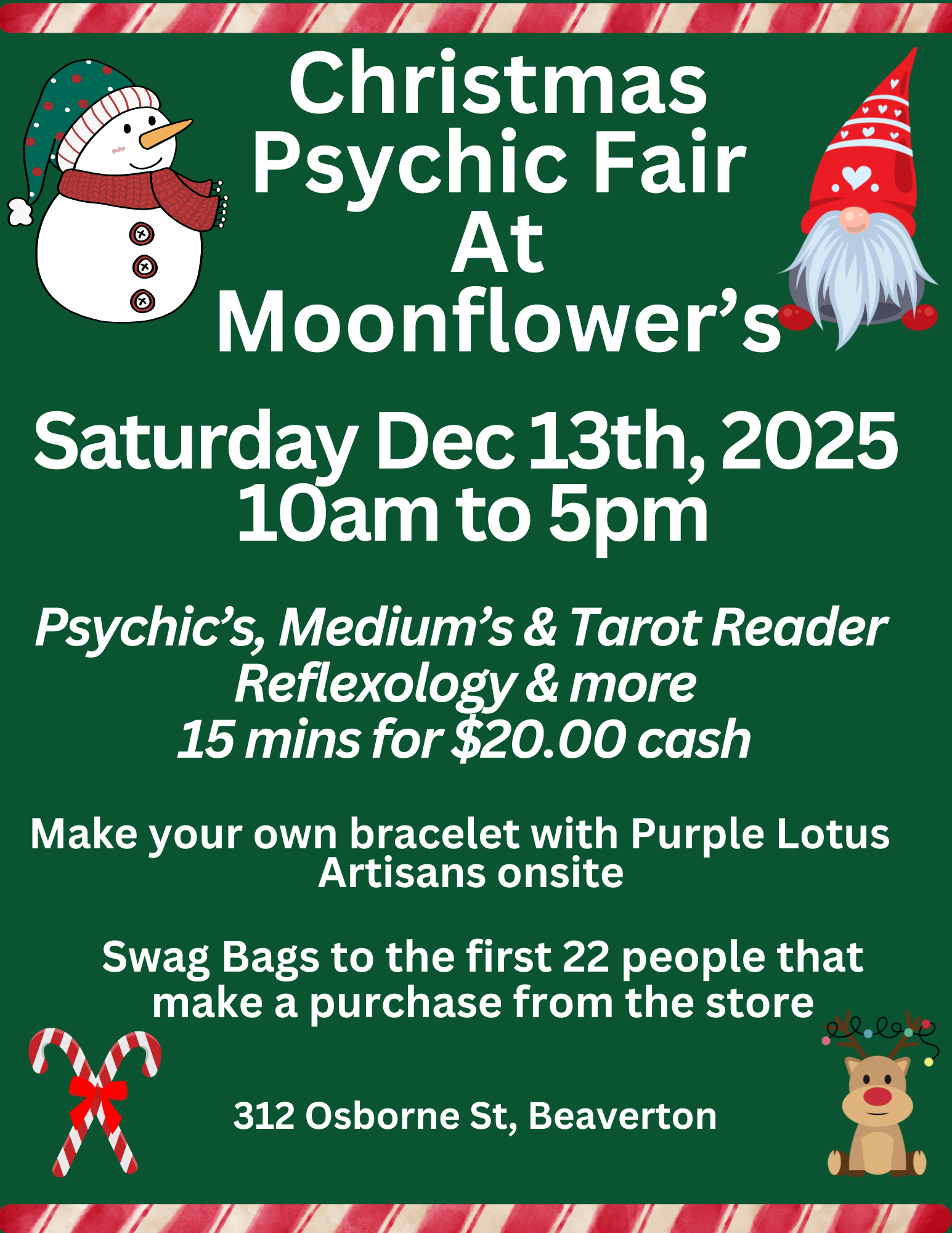 Psychic Fair Dec 13th, 2025