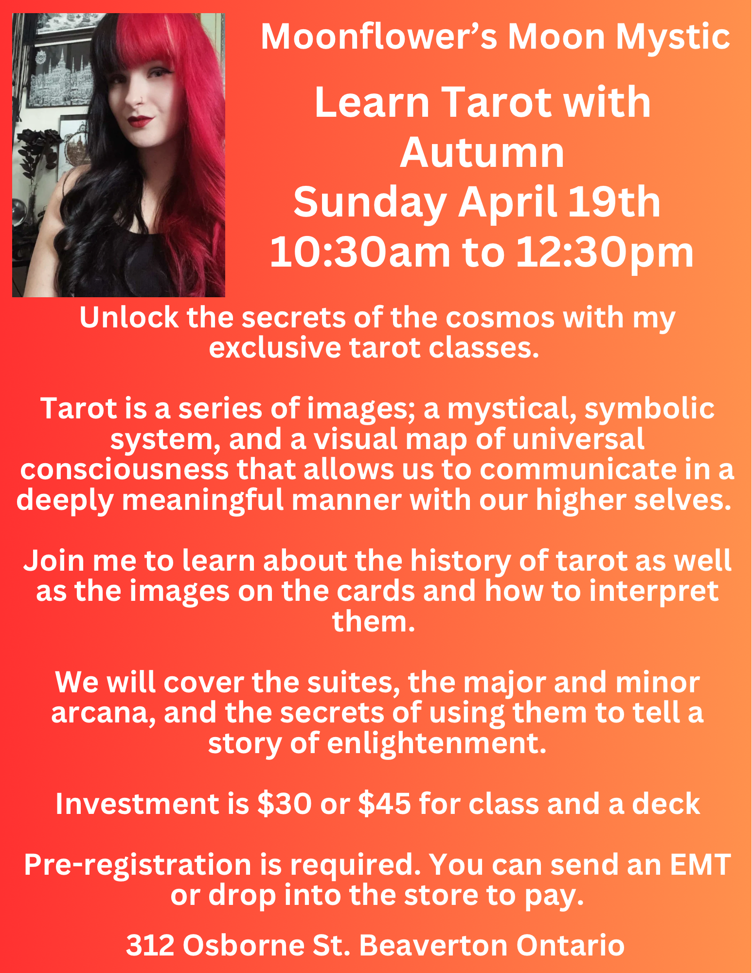 Learn Tarot April 19th, 2026
