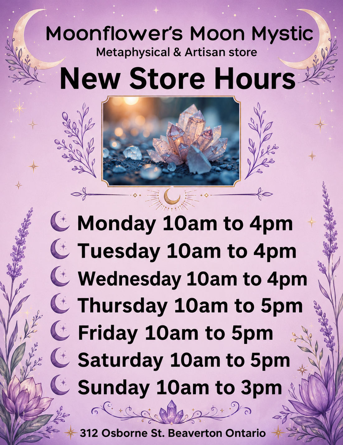 New Store Hours